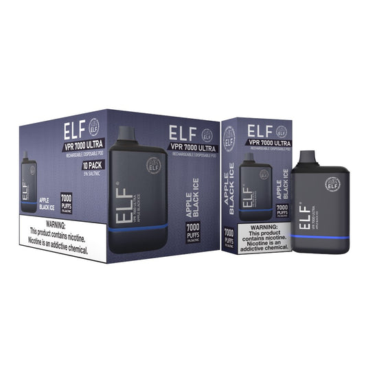 ELF VPR 7000 ULTRA DISPOSABLE - APPLE BLACK ICE
