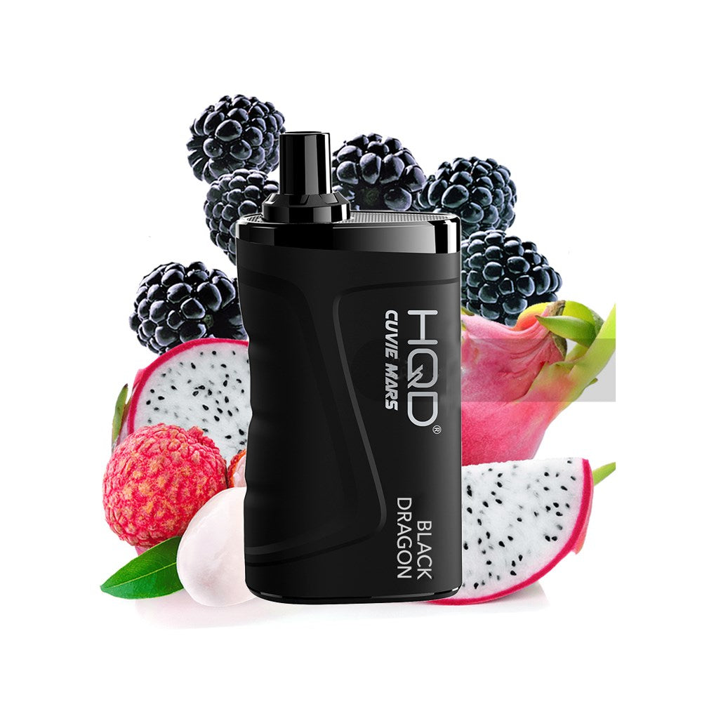 HQD CUVIE MARS 5% NIC DISPOSABLE - BLACK DRAGON