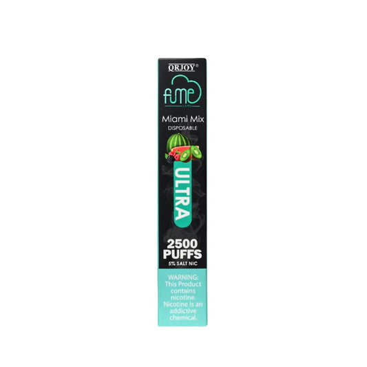 FUME ULTRA 5% SALT NIC DISPOSABLE - MIAMI MIX