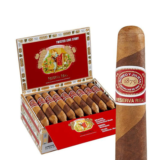 ROMEO Y JULIETA RES. REAL TWISTED  TORO 52X6 1/8 CIGARS