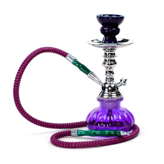 ZEBRA X2 1HOSE PUMPKIN HOOKAH - PURPLE