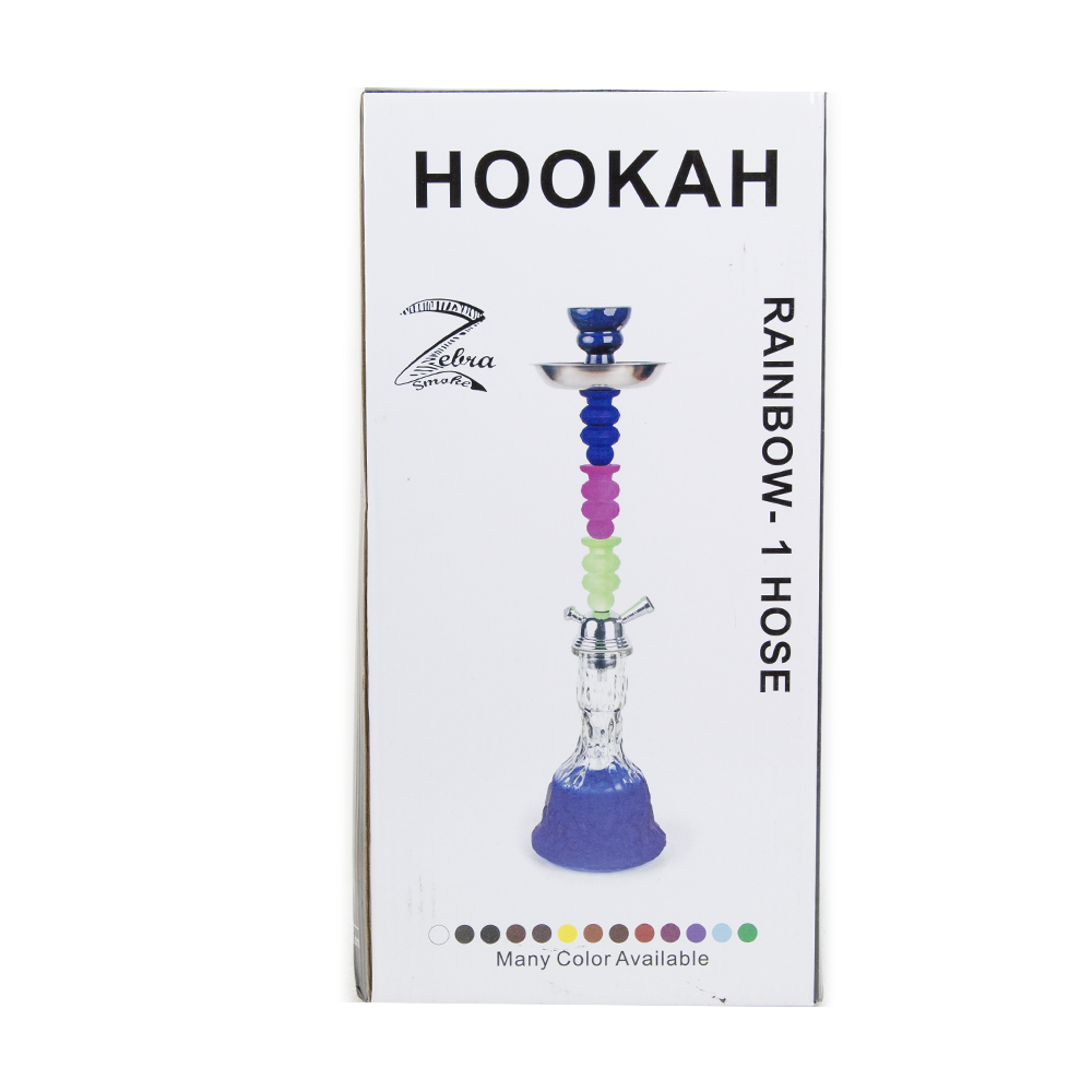 ZEBRA RAINBOW 1-HOSE HOOKAH