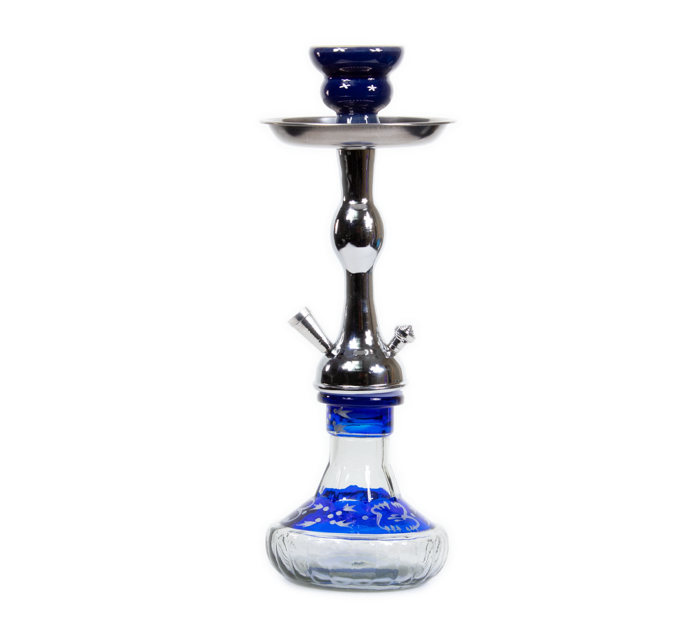 BADSHAH JUNIOR 1 HOSE HOOKAH - BLUE