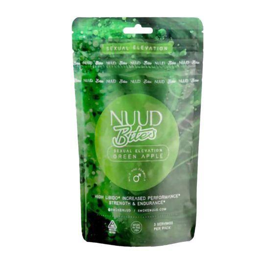 NUUD BITES SEXUAL GUMMIES - GREEN APPLE