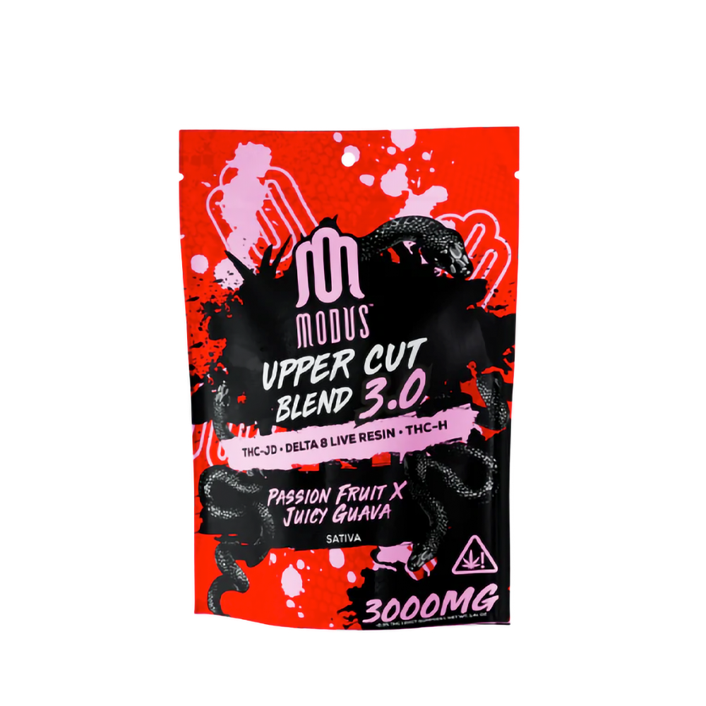 MODUS UPPER CUT BLEND 3000 MG GUMMIES SATIVA - PASSIONFRUIT X JUICY GUAVA