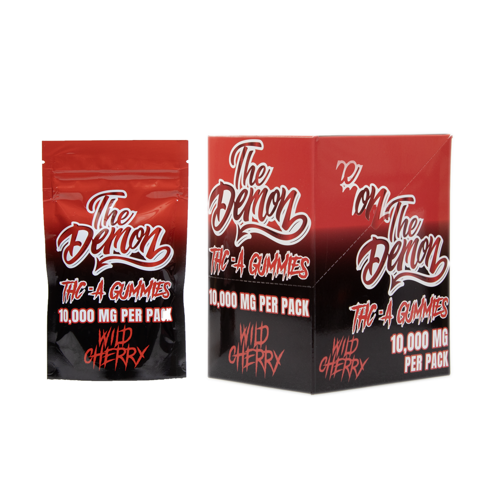 THE DEMON 10000MG THCA GUMMIES - WILD CHERRY