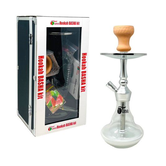TANYA BASHA HOOKAH KIT - SILVER