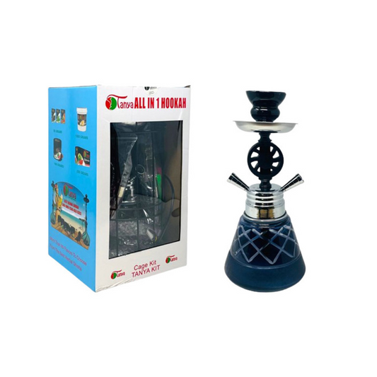 TANYA #3 CAGE HOOKAH KIT - BLACK