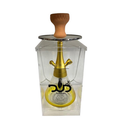 DUD PRENDE ACRYLIC LED BASKET HOOKAH - GOLD