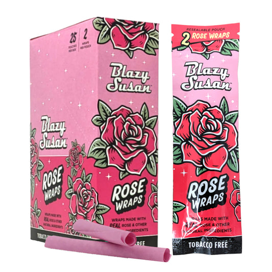 BLAZY SUSAN 25PKS WRAPS - ROSE