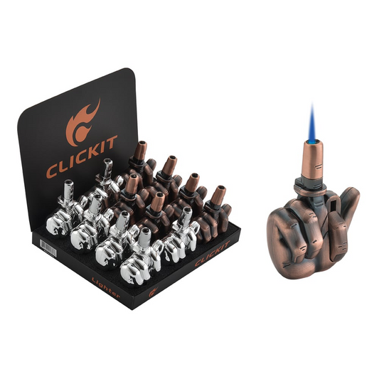 CLICKIT MIDDLE FINGER WINDPROOF LIGHTER
