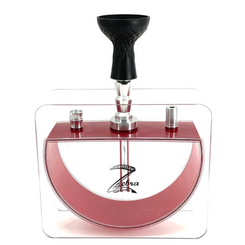 ZEBRA 14" PILLOW HOOKAH - RED