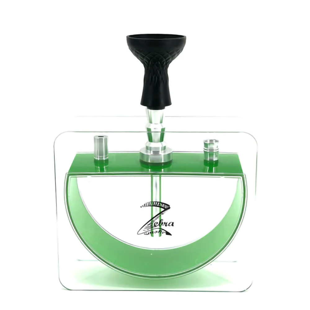 ZEBRA 14" PILLOW HOOKAH - GREEN