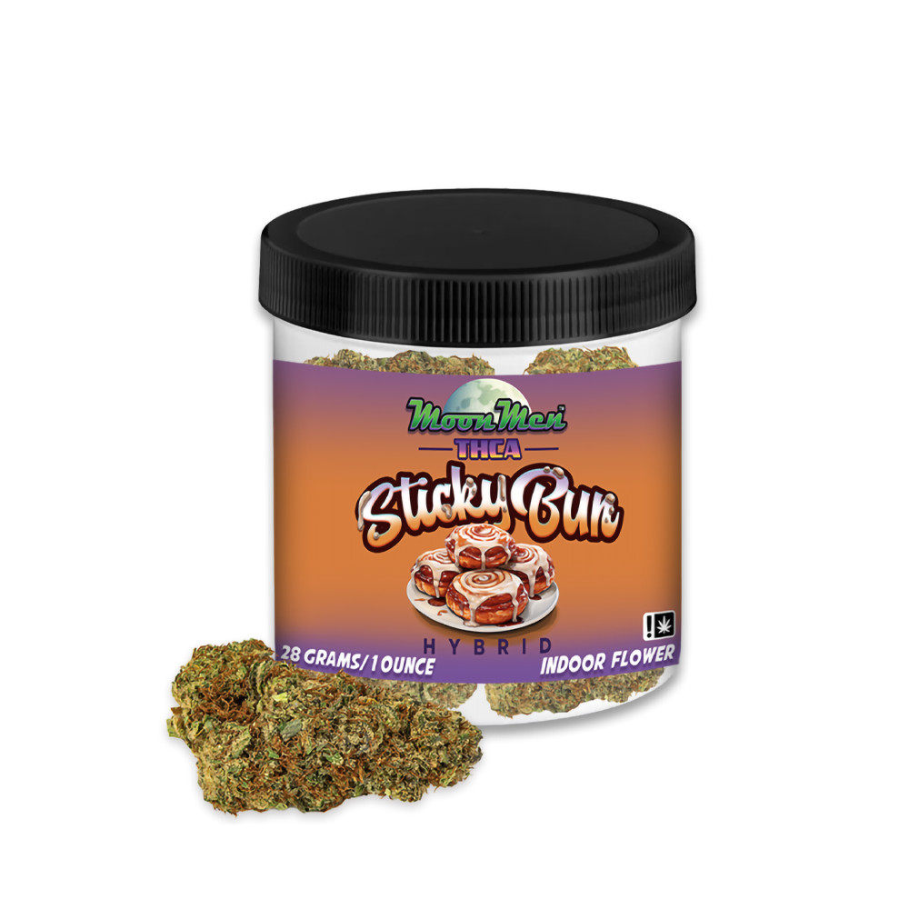 MOON MEN THCA 28G  INDOOR GROW FLOWER HYBRID - STICKY BUN