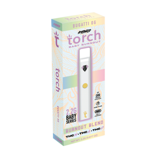 TORCH BABY BURN OUT 2.2ML THCM/THCA/THCP HYBRID - BUGATTI OG