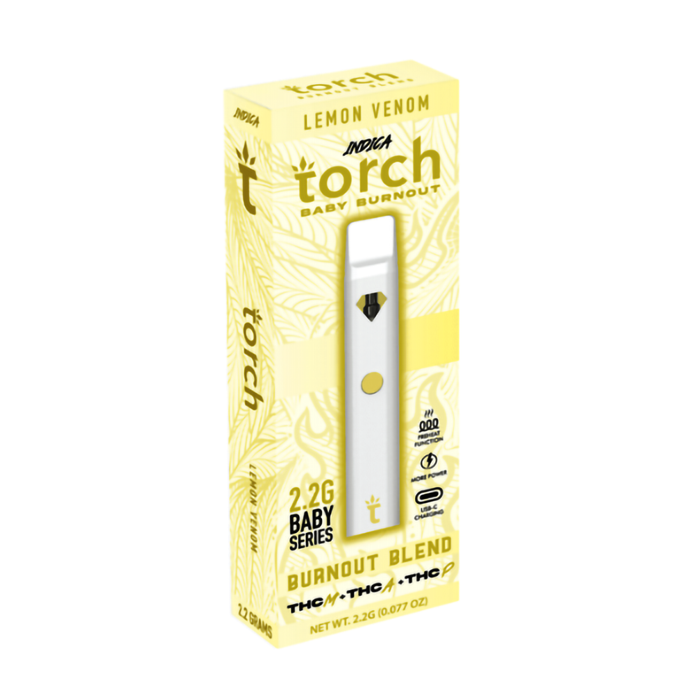 TORCH BABY BURN OUT 2.2ML THCM/THCA/THCP INDICA - LEMON VENOM