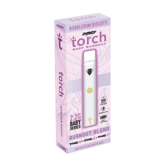 TORCH BABY BURN OUT 2.2ML THCM/THCA/THCP HYBRID - BUBBLEGUM BISCOTTI