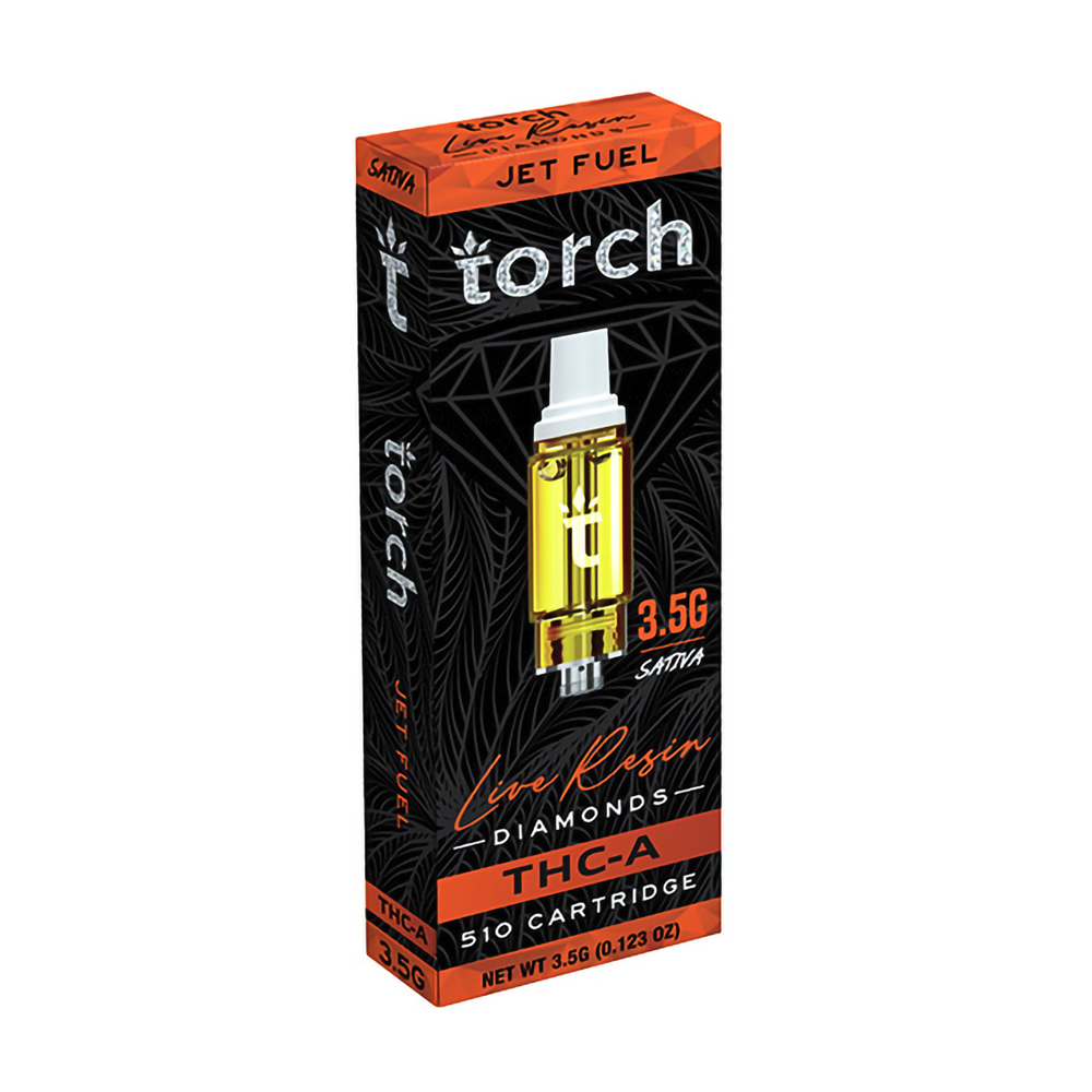 TORCH LIVE RESIN THCA 3.5G  CARTRIDGE  SATIVA - JET FUEL