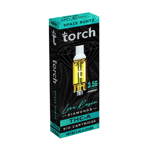 TORCH LIVE RESIN THCA 3.5G  CARTRIDGE  HYBRID - SPACE RUNTZ