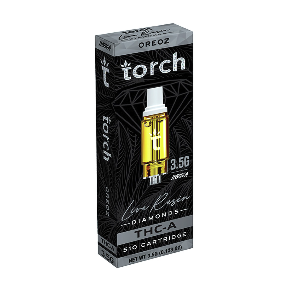TORCH LIVE RESIN THCA 3.5G  CARTRIDGE  INDICA - OREOZ