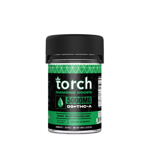 TORCH D9+THCA 5000MG LIVE RESIN GUMMIES - KIWI WATERMELON