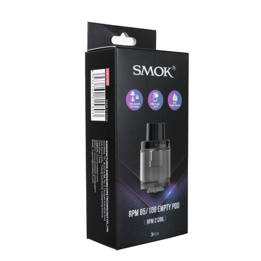 SMOK RPM2 85/100 EMPTY REPLACEMENT POD CARTRIDGE