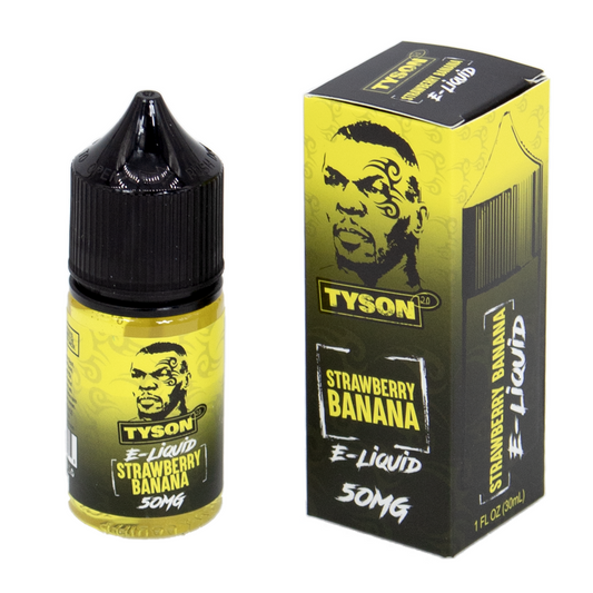 TYSON 30ML E- LIQUID 50MG JUICE - STRAWBERRY BANANA