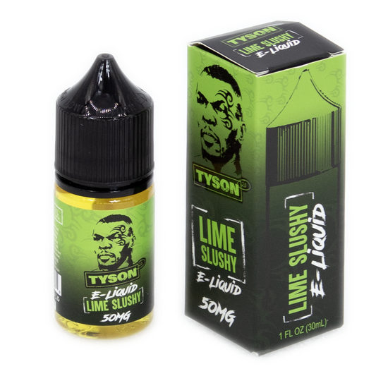 TYSON 30ML E- LIQUID 50MG JUICE - LIME SLUSHY