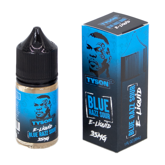 TYSON 30ML E- LIQUID 35MG JUICE - BLUE RAZZ SOUR