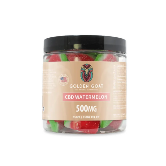 GOLDEN GOAT 500MG GUMMIES - WATERMELON