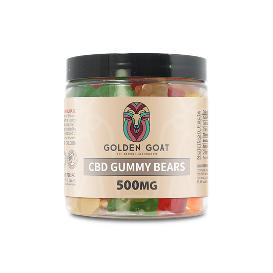 GOLDEN GOAT 500MG GUMMIES - GUMMY BEARS