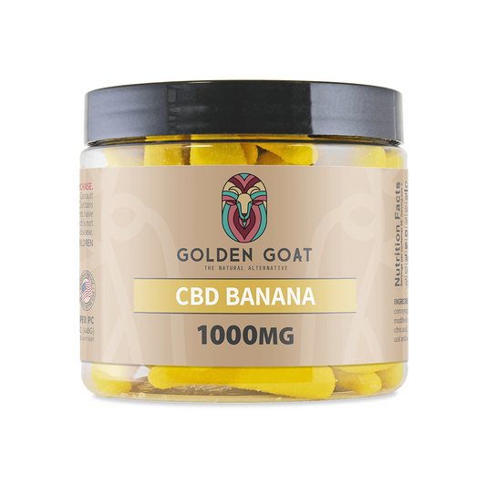 GOLDEN GOAT 1000MG GUMMIES - BANANA
