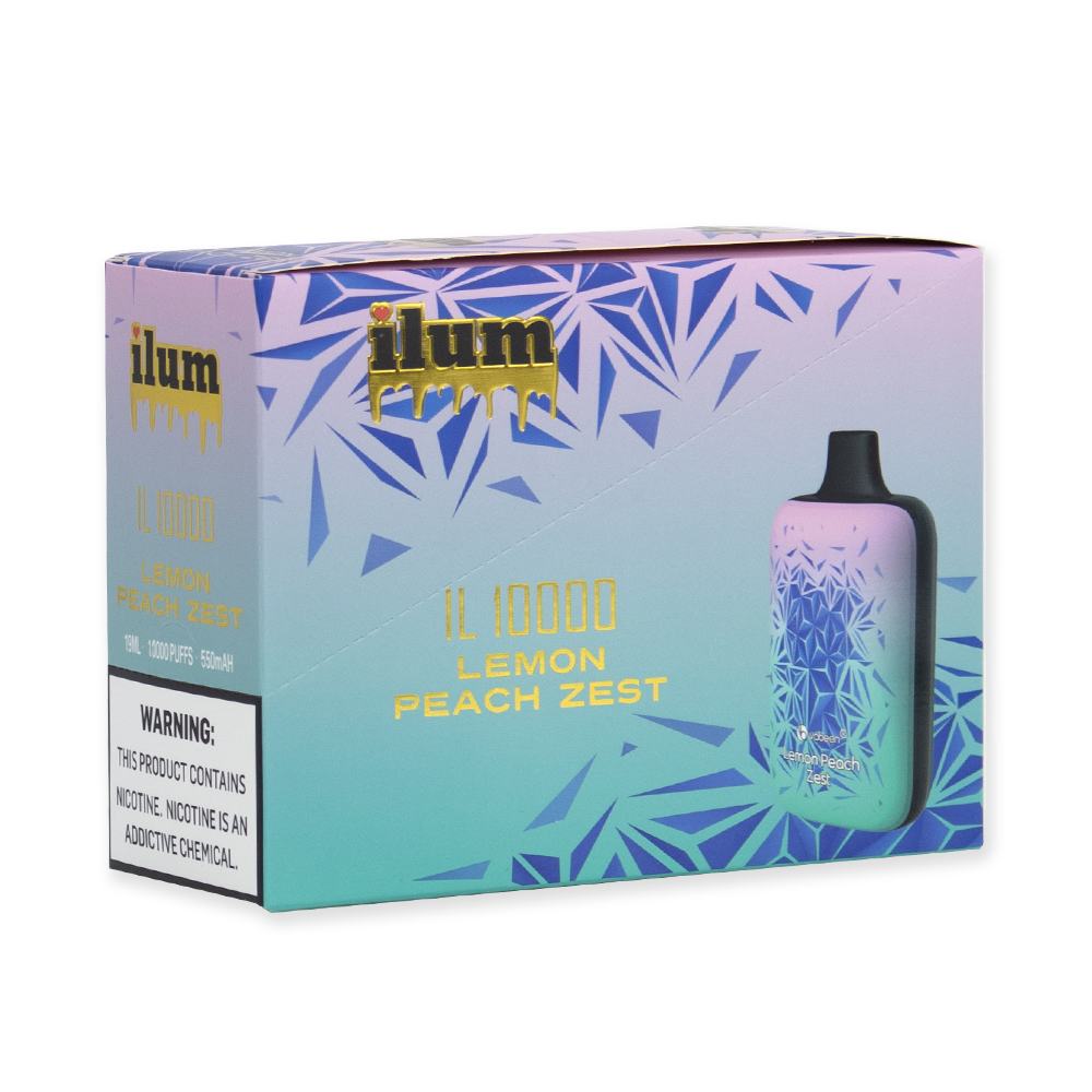 ILUM IL10000 5%NIC DISPOSABLE - LEMON PEACH ZEST