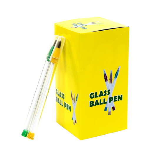 GLASS BALL PENS - ASSORTED COLORS