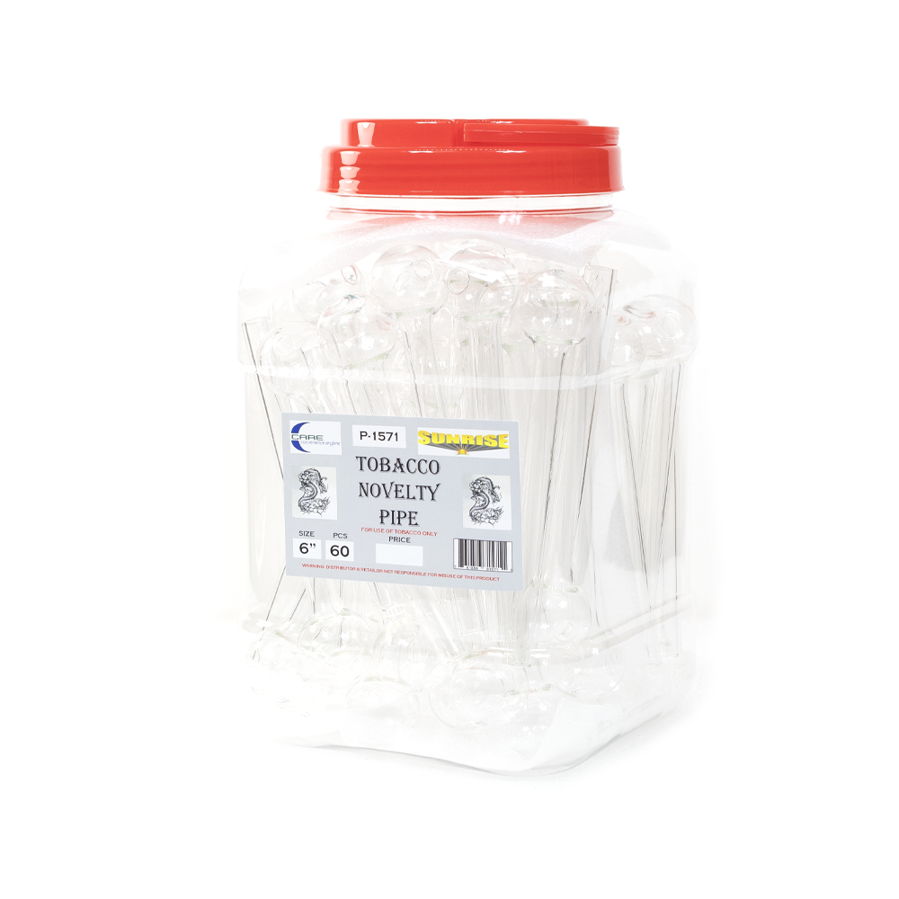OIL BURNER 6" 60CT CLEAR GLASS