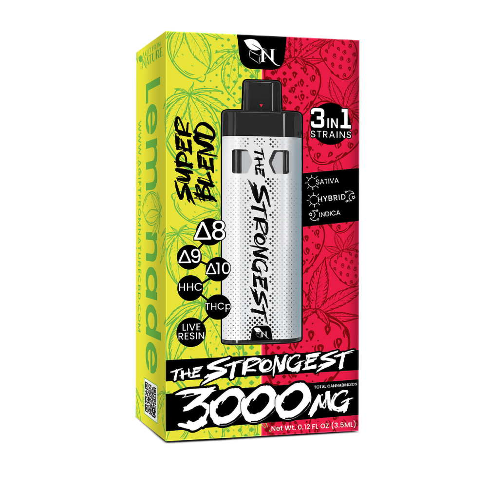 AGFN SUPER BLEND 3000MG DISPOSABLE - STRONG BERRY