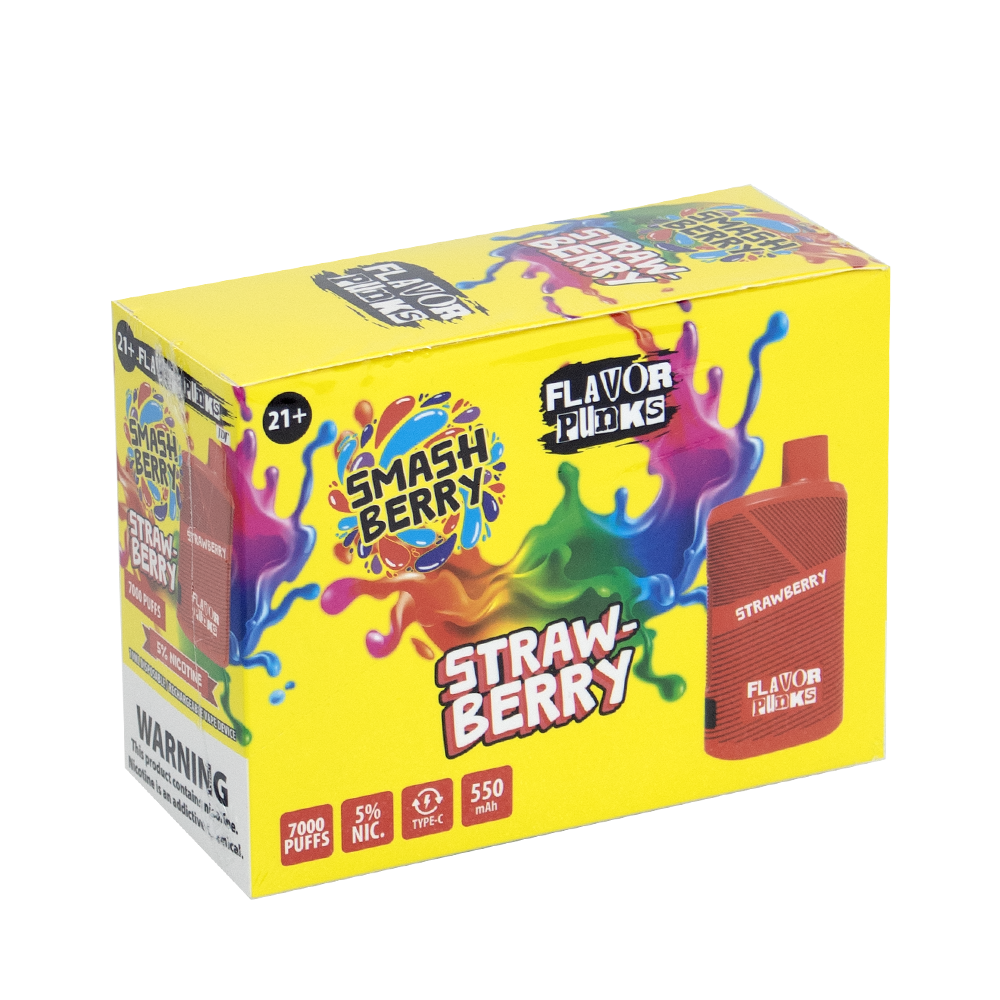 FLAVOR PUNKS 5% NIC DISPOSABLE - STRAWBERRY