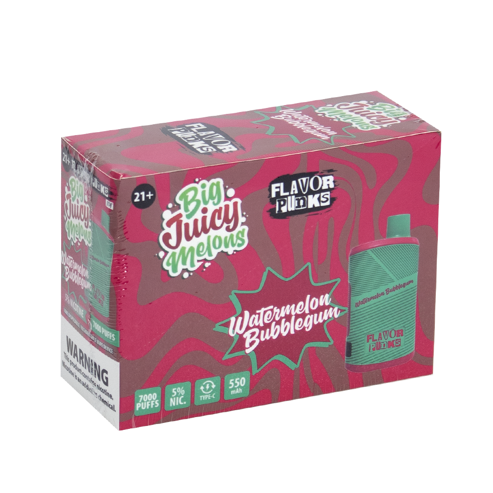 FLAVOR PUNKS 5% NIC DISPOSABLE - WATERMELON BUBBLEGUM