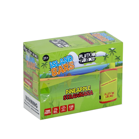 FLAVOR PUNKS 5% NIC DISPOSABLE - PINEAPPLE STRAWNANA