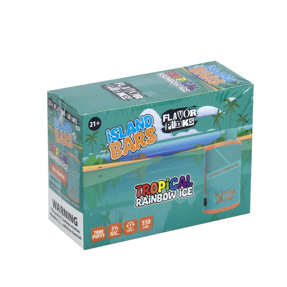 FLAVOR PUNKS 5% NIC DISPOSABLE - TROPICAL RAINBOW