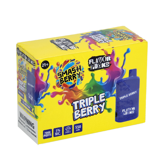 FLAVOR PUNKS 5% NIC DISPOSABLE - TRIPLE BERRY