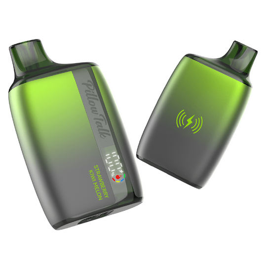 PILLOW TALK 8500PUFFS 550MAH 5% NIC DISPOSABLE - STRAW KIWI MELON