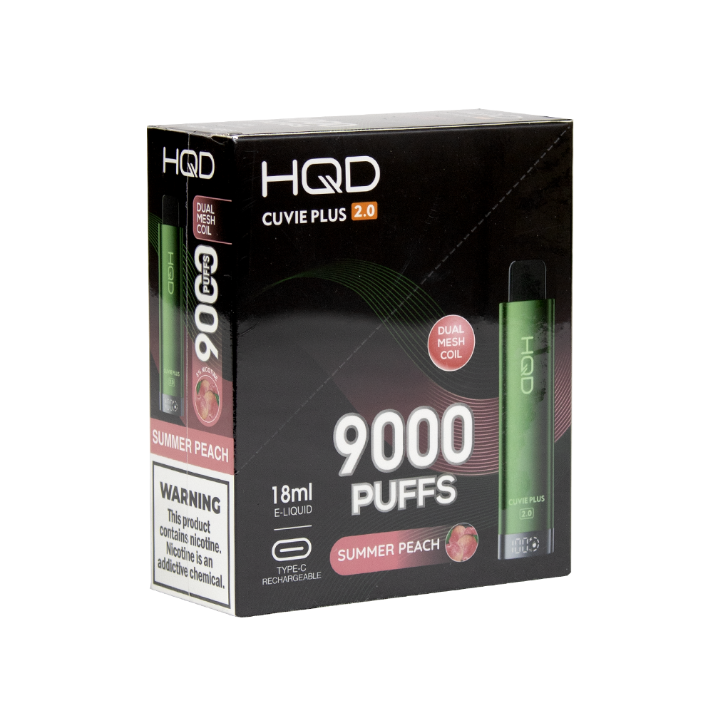 HQD CUVIE PLUS 2.0 5% DISPOSABLE - SUMMER PEACH
