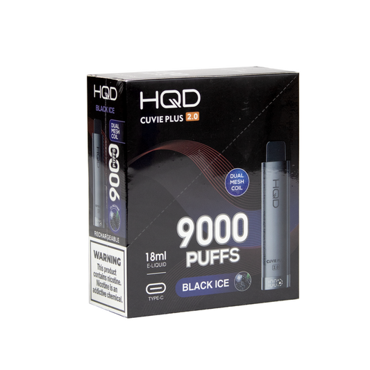 HQD CUVIE PLUS 2.0 2% DISPOSABLE - BLACK ICE