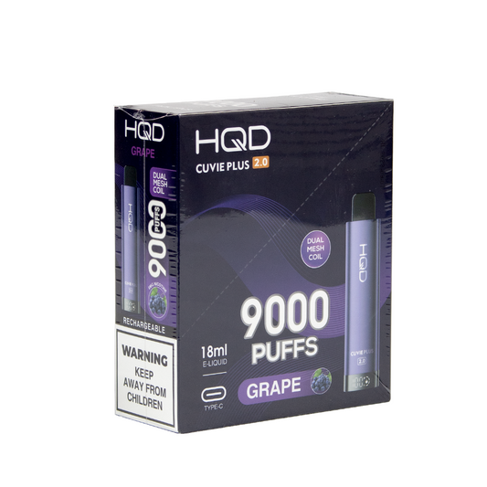 HQD CUVIE PLUS 2.0 2% DISPOSABLE - GRAPE