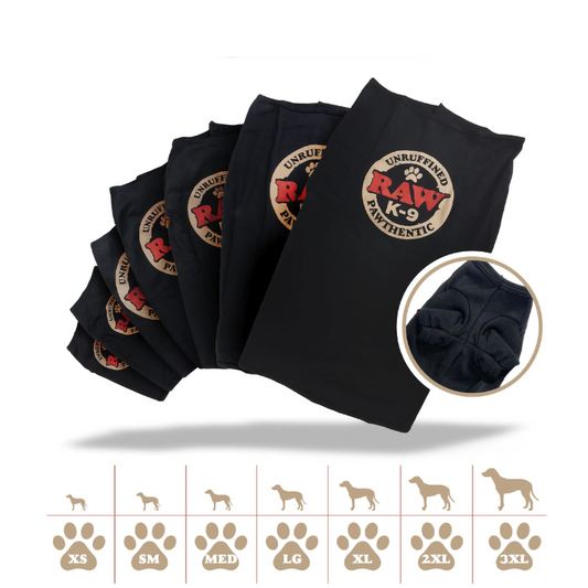 RAW PET RINGER SHIRT - SMALL