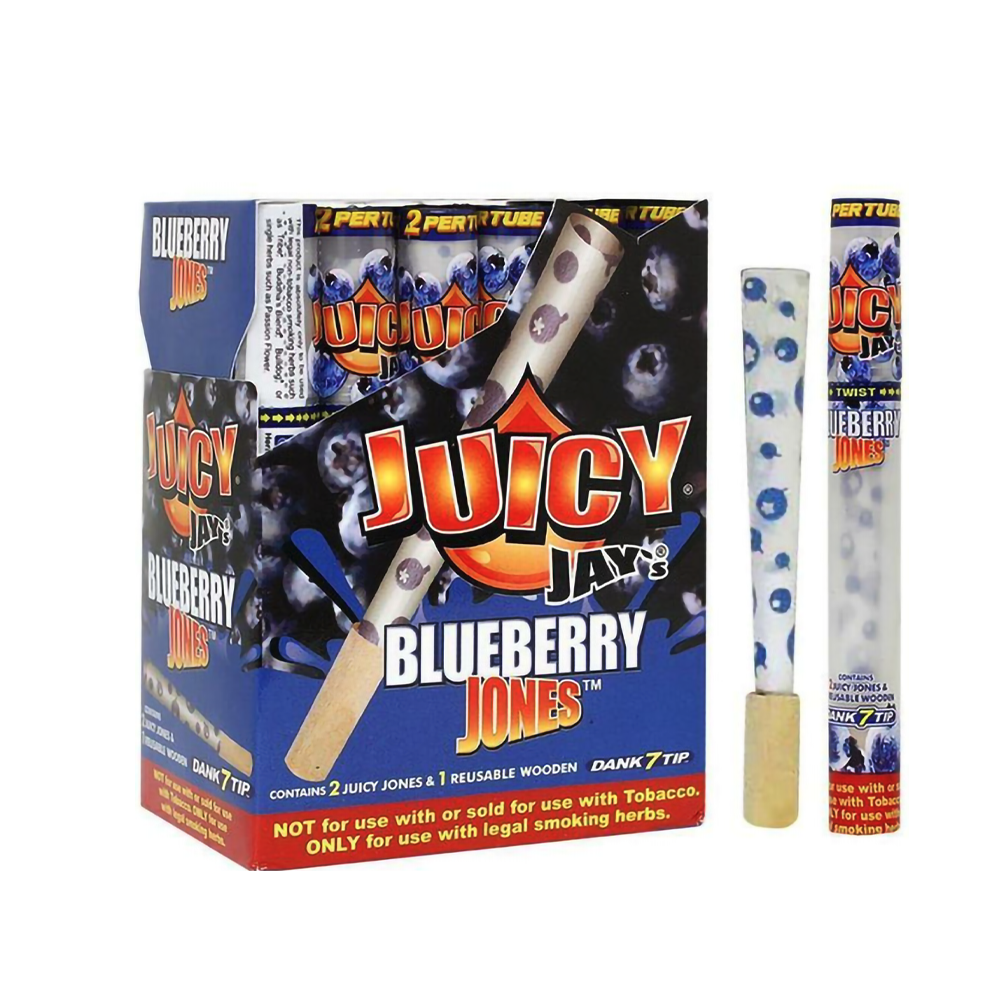 JUICY JAYS 997 CONE W/ WOODEN TIP  - BLACKBERRY JONES