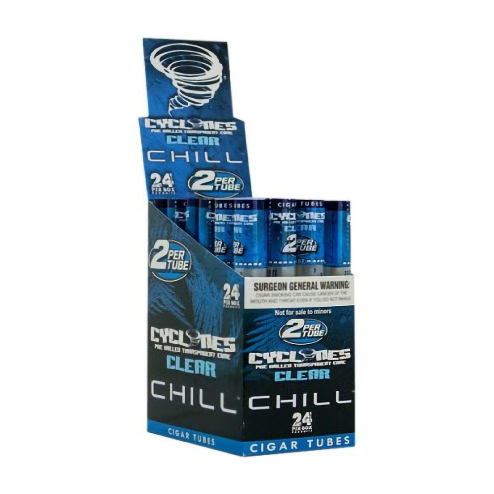 CYCLONES CLEAR TRANSPARENT CONE - BLUE CHILL