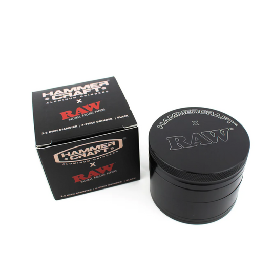 HAMMERCRAFT X RAW 2.2IN GRINDER - BLACK