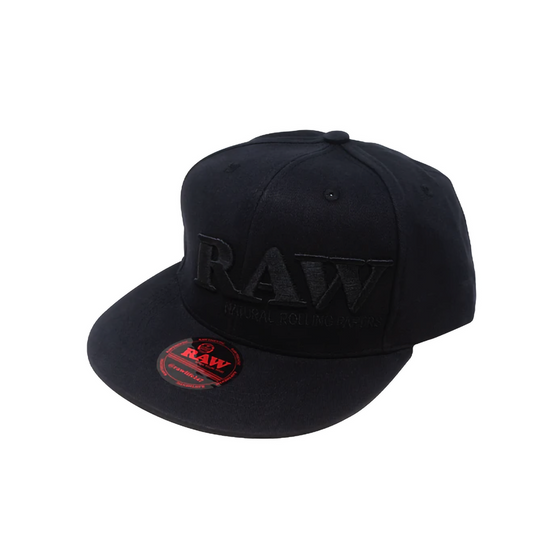 RAW  FLAT BRIM FLEX FIT HAT - S/M